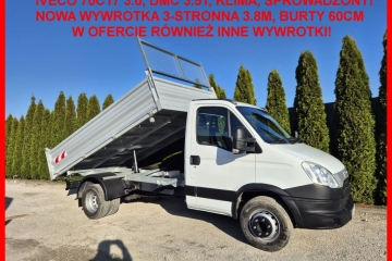 Wywrotka 3-stronna/ kiper 3.8m/Dmc 3.5t/ Klima/ Sprowadzony!