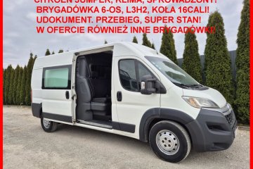 Dubel kabina 6-osób Doka L3H2, Klima, koła 16, Sprowadzony!