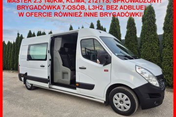 Doka L3h2 /Dubel 7-osób/ Klima/ 214tys/ Bez AdBlue/Sprowadzony!
