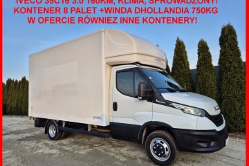 Kontener 8 palet+winda 750kg, Klima, Sprowadzony!