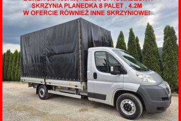 Plandeka 8 palet , Skrzynia 4.2m, Ducato, Klima, 205tys, Sprowadzony!