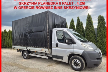 Plandeka 8 palet/ Skrzynia 4.2m/ Ducato/Klima/ 205tys/ Sprowadzony!TOP