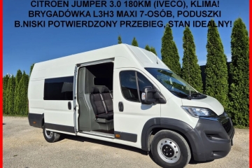Brygadówka Dubel Maxi L4H3 ,Ducato,Klima,154tys, 1 Właść, Idealny!