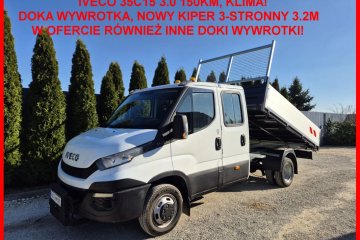 Doka Wywrotka 3-str/ Nowy Kiper 3.2m/ 184tys/ Klima!