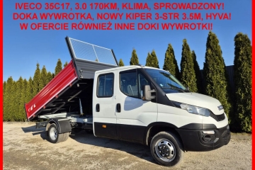 Brygadówka Doka Wywrotka 3-str, Kiper 3.5m, 154tys ,klima, Sprowadzony