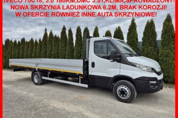 Nowa skrzynia 6.2m/ Dmc 3.5t/ Klima, bez korozji/ Sprowadzony! TOP!