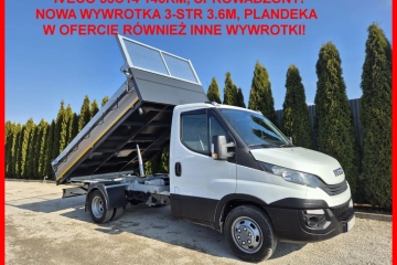 Wywrotka 3-str, Kiper 3.6m, bez korozji, plandeka, Sprowadzony!