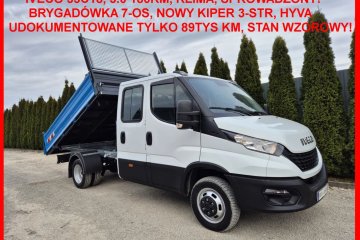 Doka Wywrotka/ Kiper 3-str/ tylko 89tys/ Klima/ Import/ 1WŁ/ Wzorowy!