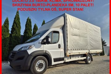 Plandeka 10 palet, Skrzynia 5m, Klima, Sprowadzony!