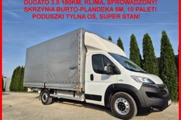 Plandeka 10 palet, Skrzynia 5m, Klima, Sprowadzony!